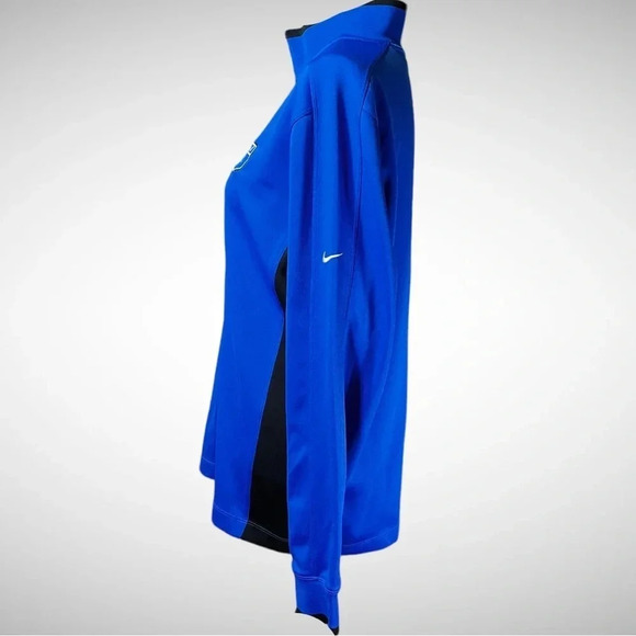 NIKE GOLF Dri-Fit 1/4 Zip Pullover Women's Blue and Black Small | EUC - Picture 2 of 9